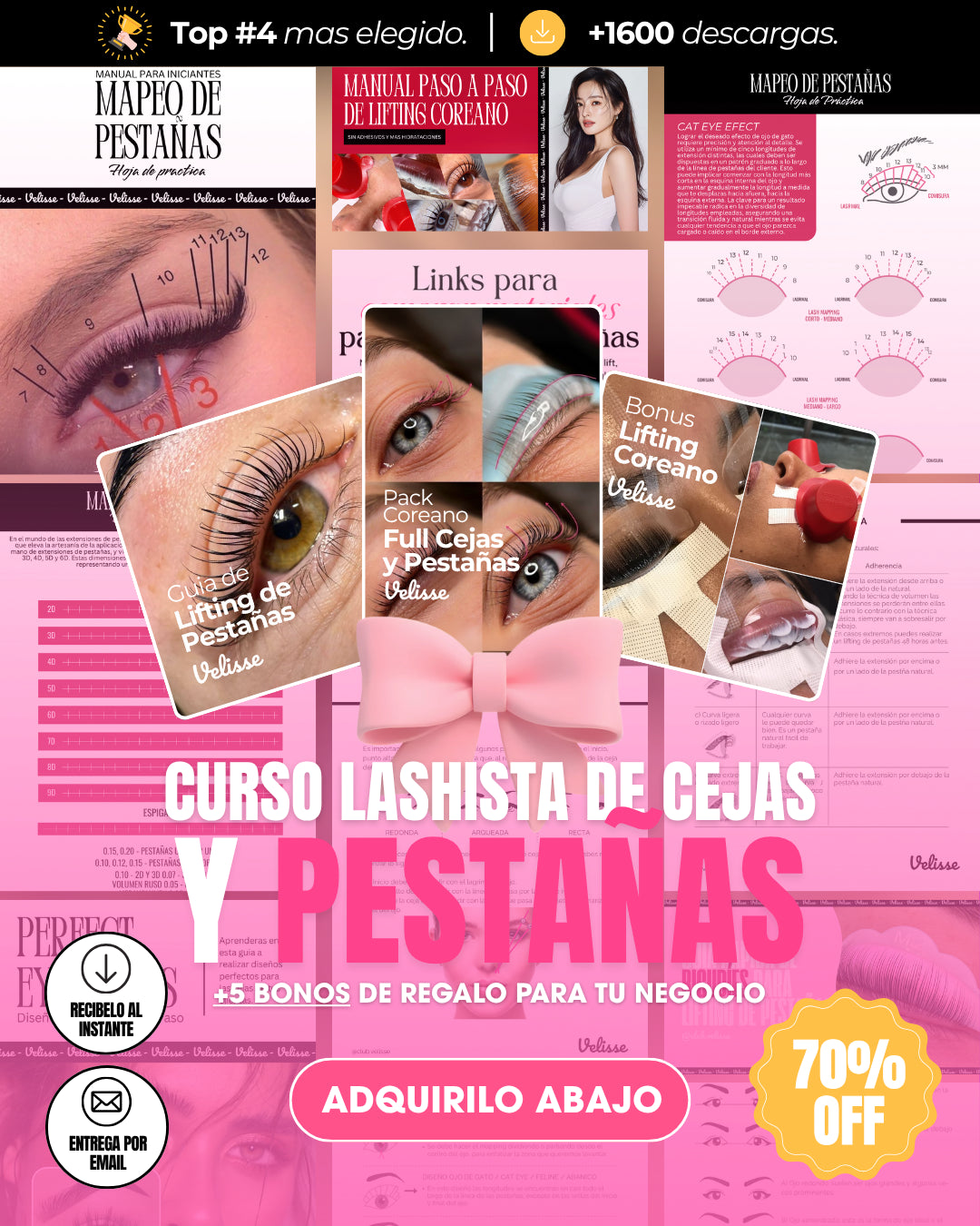 Pack Coreano Full Cejas + Pestañas