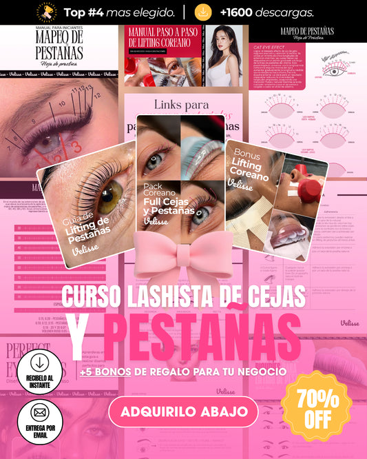 Pack Coreano Full Cejas + Pestañas